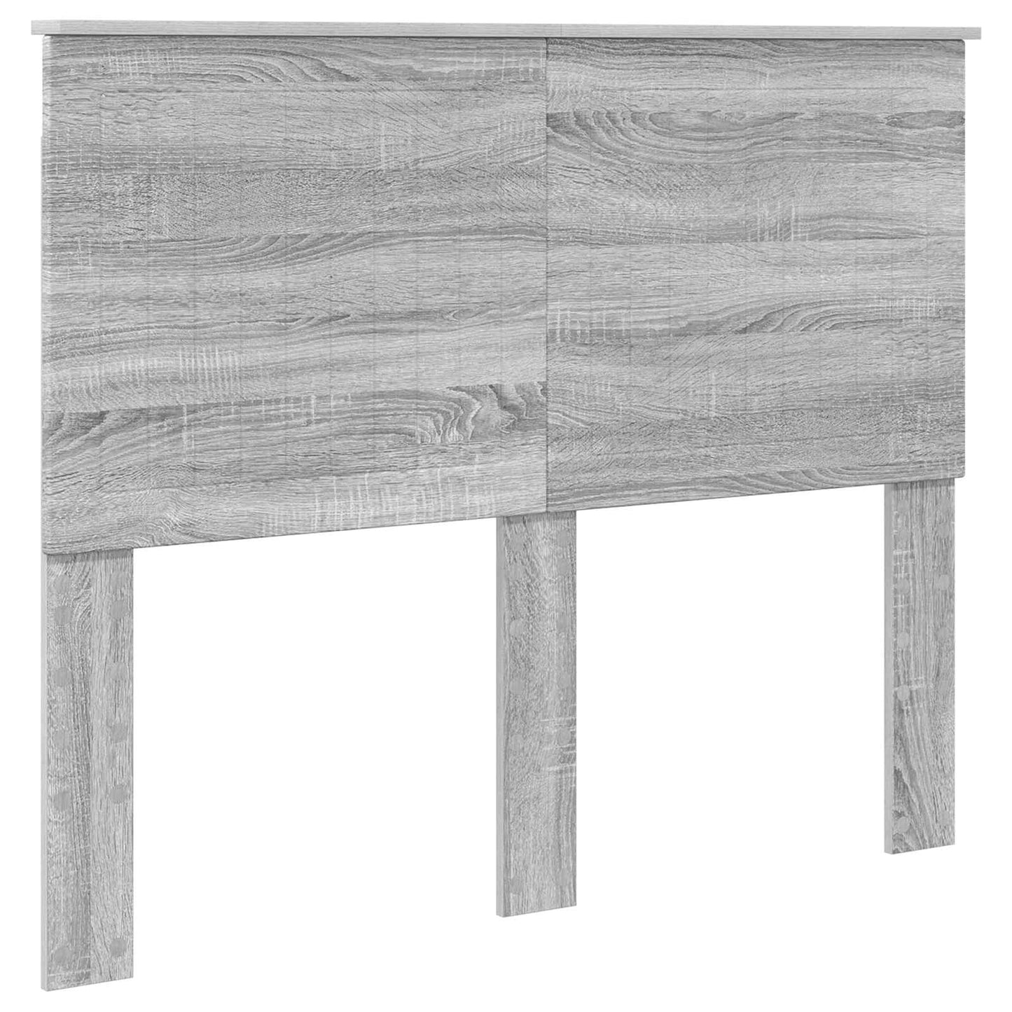 Headboard with Headboard Grey Sonoma 120 cm Engineered wood