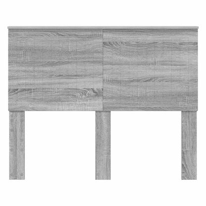Headboard with Headboard Grey Sonoma 120 cm Engineered wood