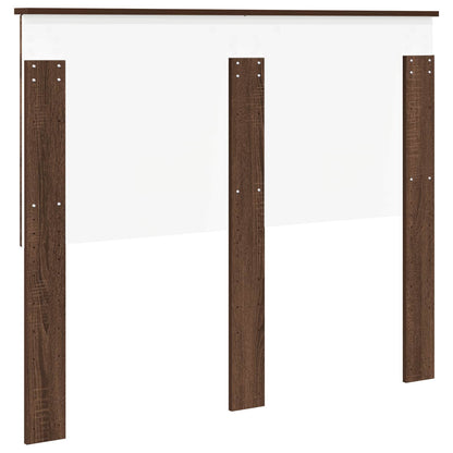 Headboard with Headboard Brown Oak 120 cm Engineered wood