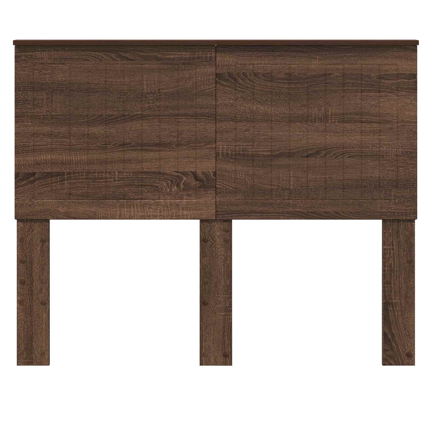 Headboard with Headboard Brown Oak 120 cm Engineered wood