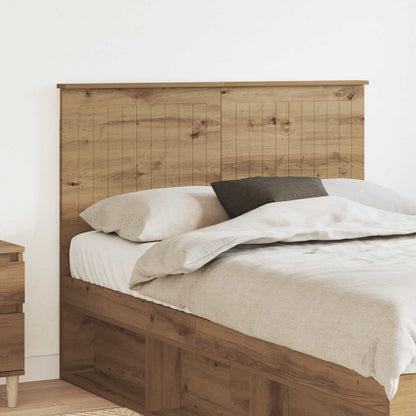 Headboard with Headboard Artisan Oak 120 cm Engineered wood