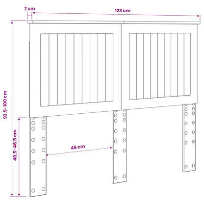 Headboard Artisan Oak Engineered wood