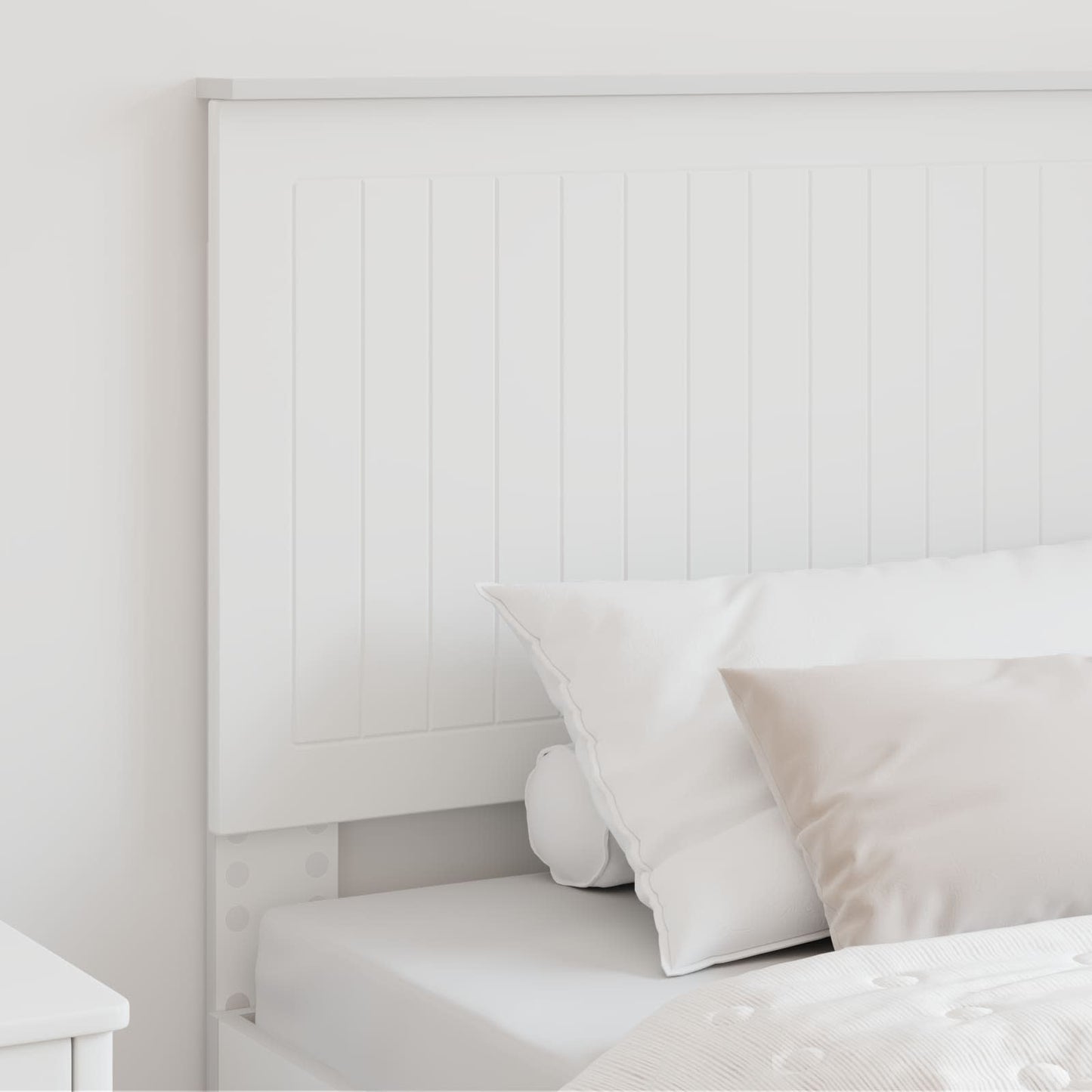 Headboard with Headboard White 100 cm Engineered wood