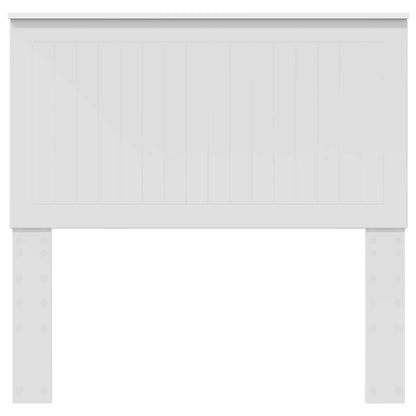 Headboard with Headboard White 100 cm Engineered wood