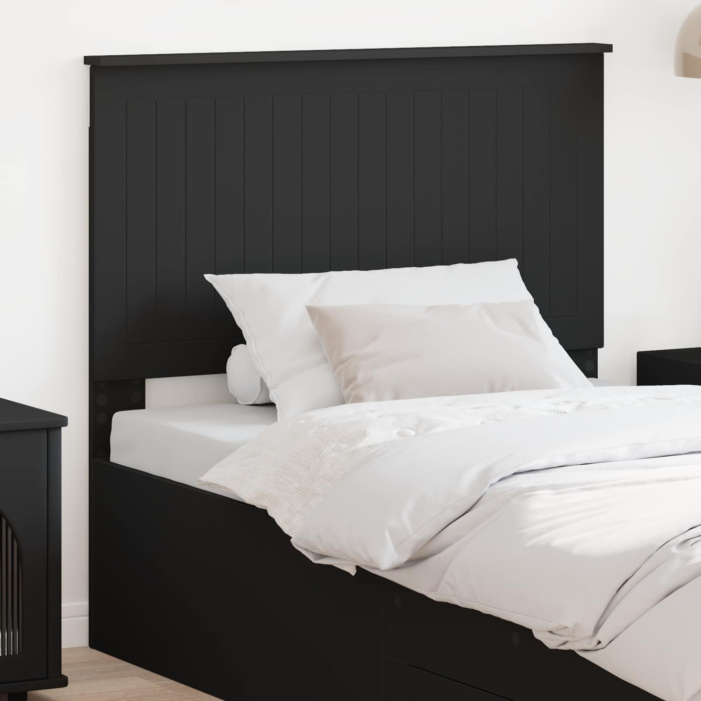 Headboard Black Oak Engineered wood