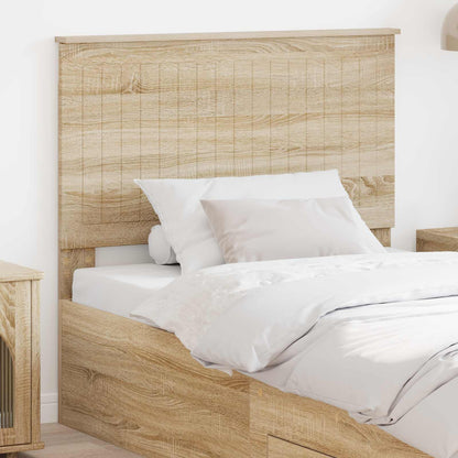 Headboard with Headboard Sonoma Oak 100 cm Engineered wood