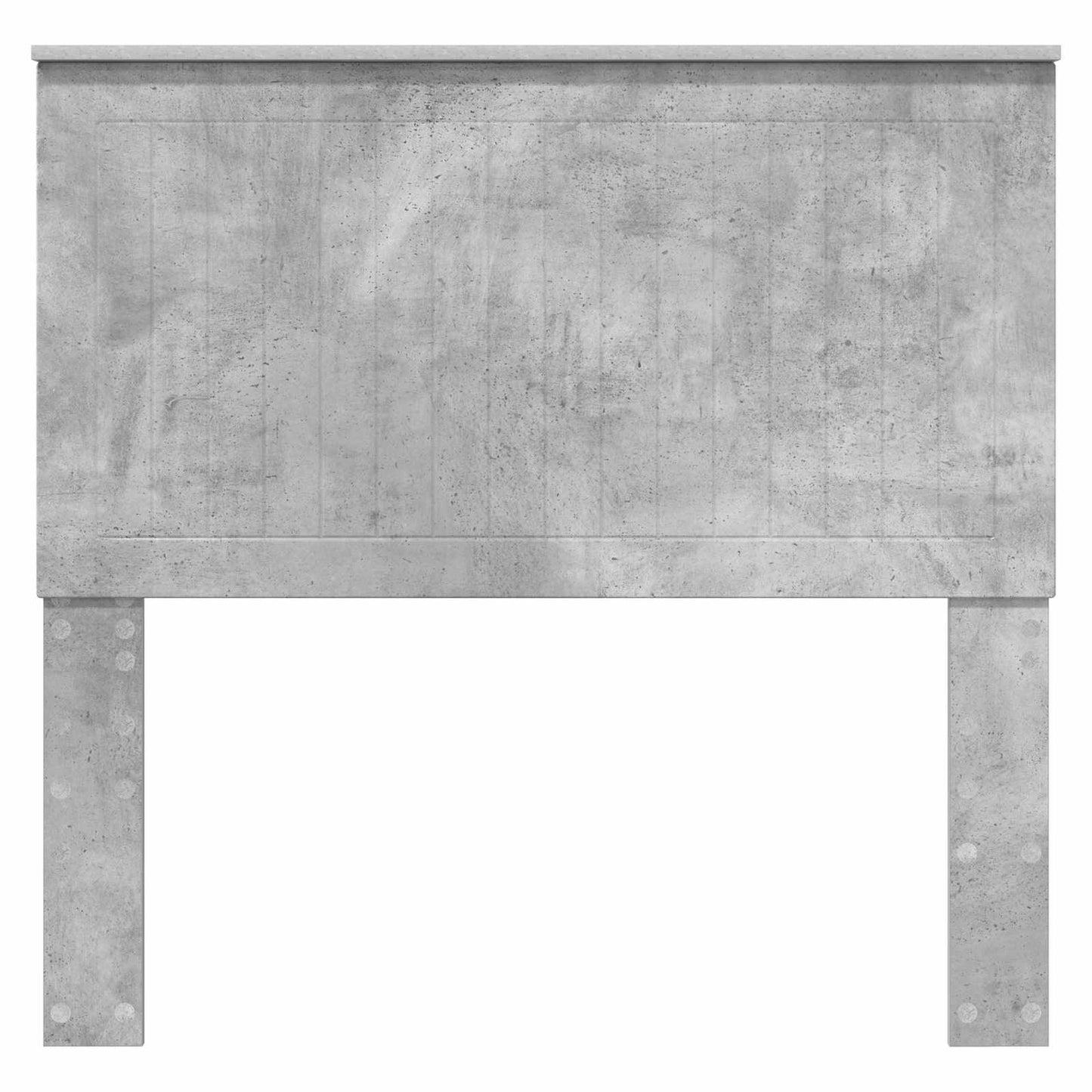 Headboard with Headboard Concrete Grey 100 cm Engineered wood