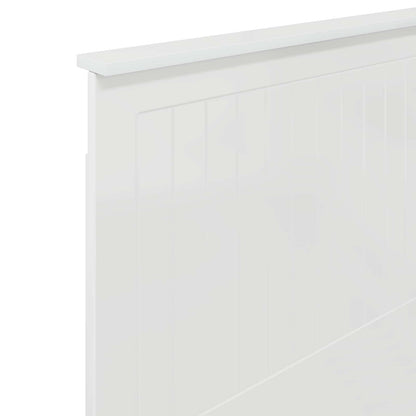 Headboard with Headboard Gloss White 100 cm Engineered wood