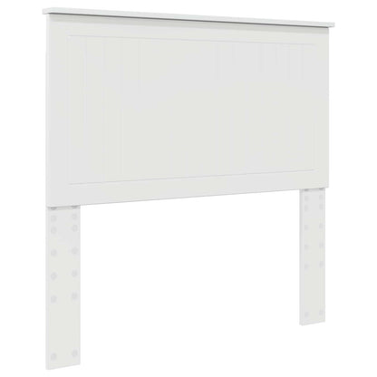 Headboard with Headboard Gloss White 100 cm Engineered wood