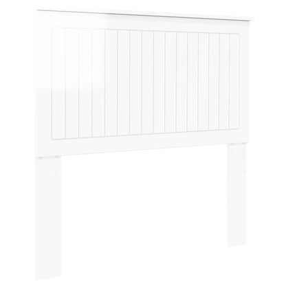 Headboard High Gloss White Engineered wood