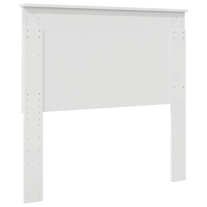 Headboard with Headboard Gloss White 100 cm Engineered wood