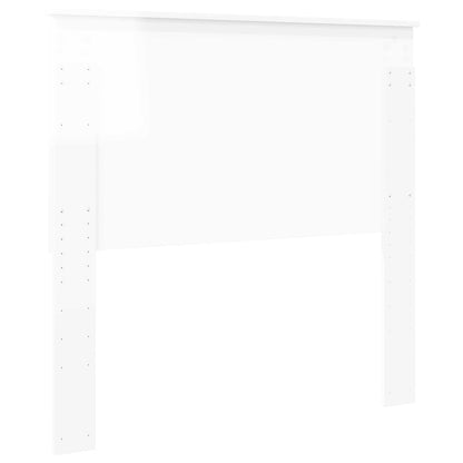 Headboard High Gloss White Engineered wood