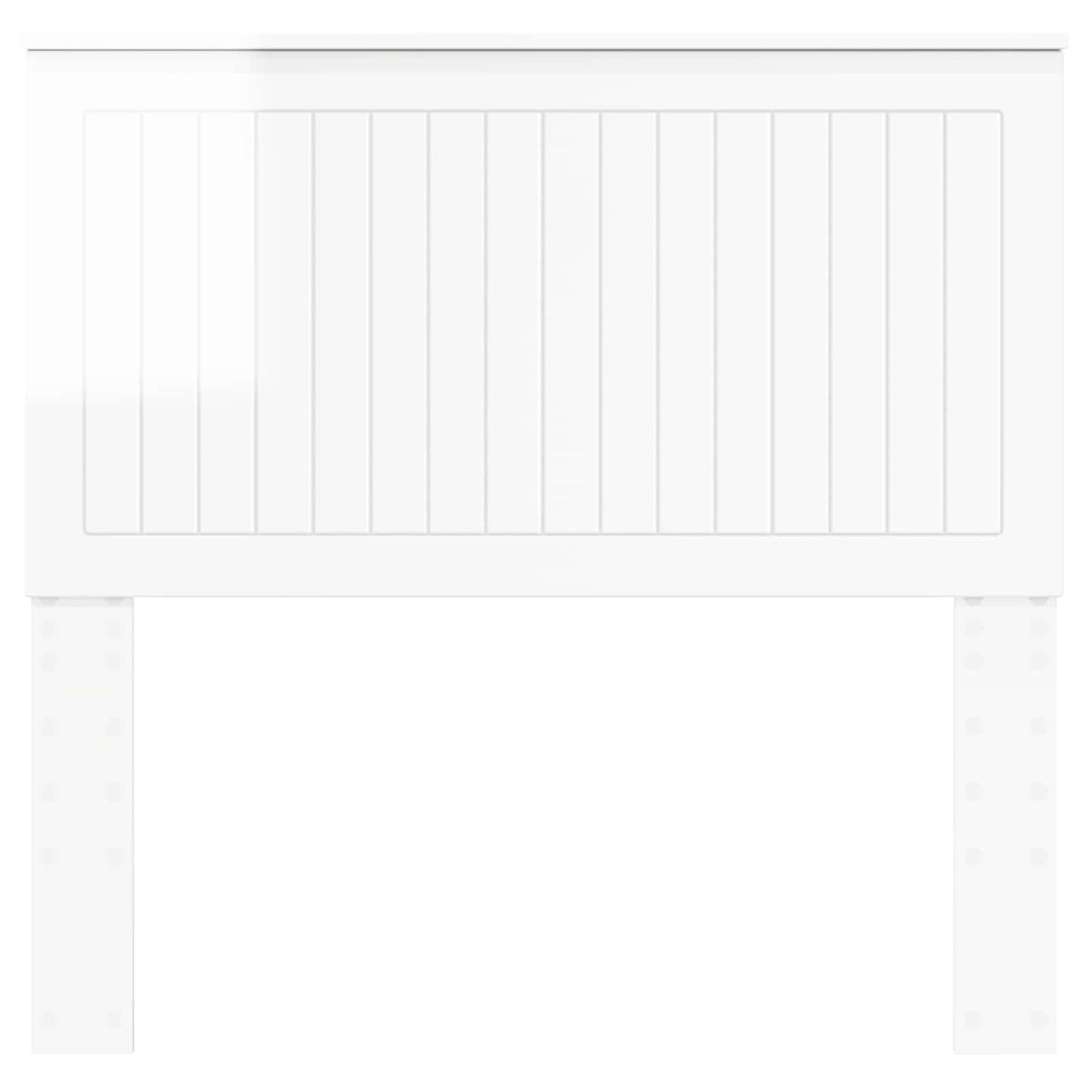 Headboard High Gloss White Engineered wood