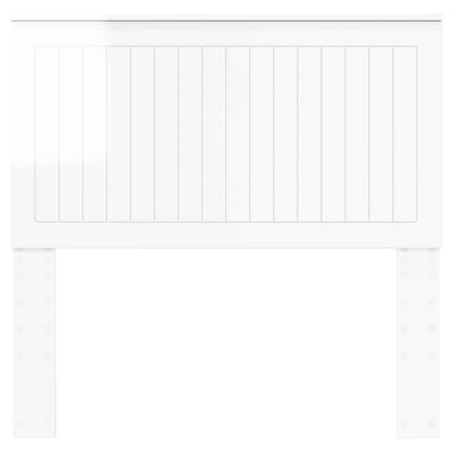 Headboard High Gloss White Engineered wood