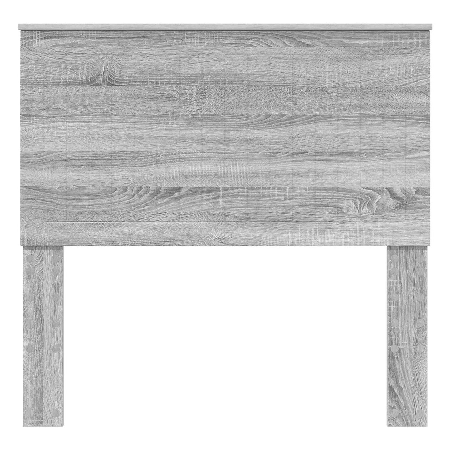 Headboard with Headboard Grey Sonoma 100 cm Engineered wood