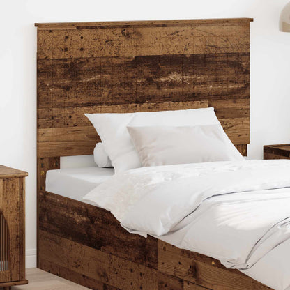Headboard with Headboard Old Wood 100 cm Engineered wood