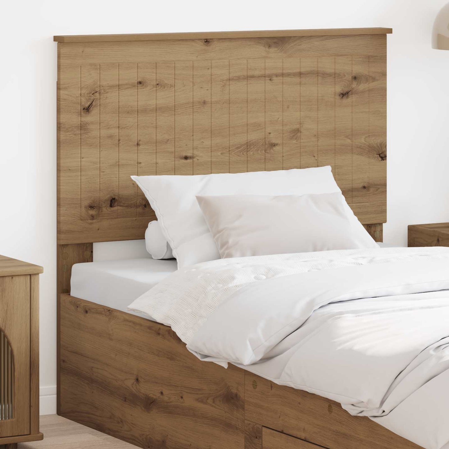 Headboard with Headboard Artisan Oak 100 cm Engineered wood