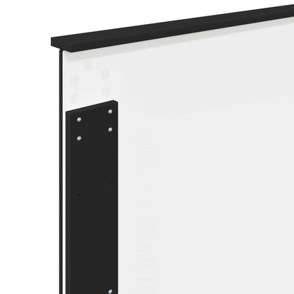Headboard Black Engineered wood