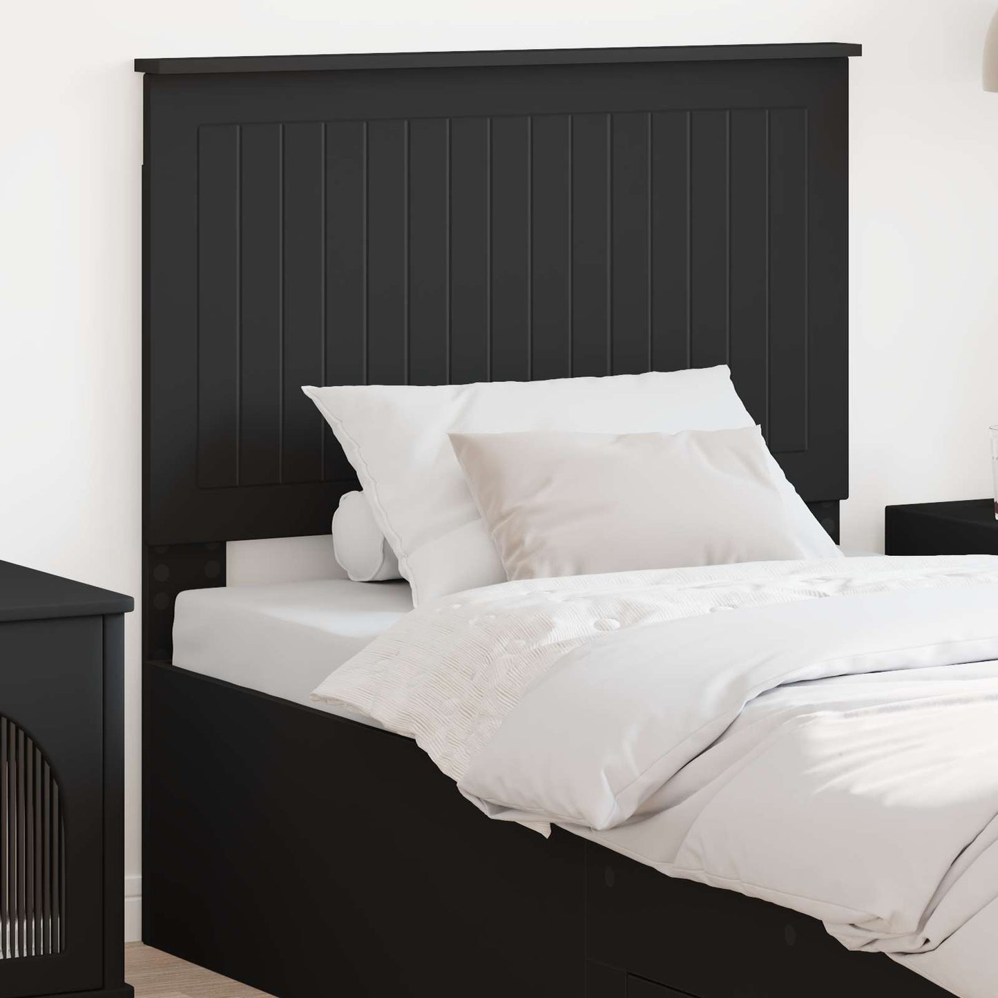 Headboard Black Oak Engineered wood
