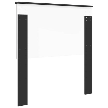 Headboard Black Engineered wood