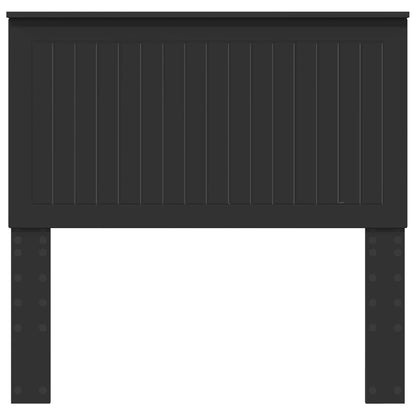 Headboard Black Engineered wood
