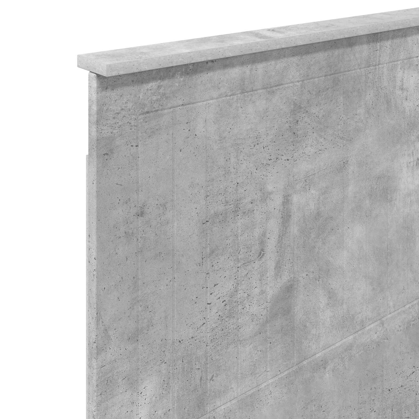 Headboard with Headboard Concrete Grey 90 cm Engineered wood