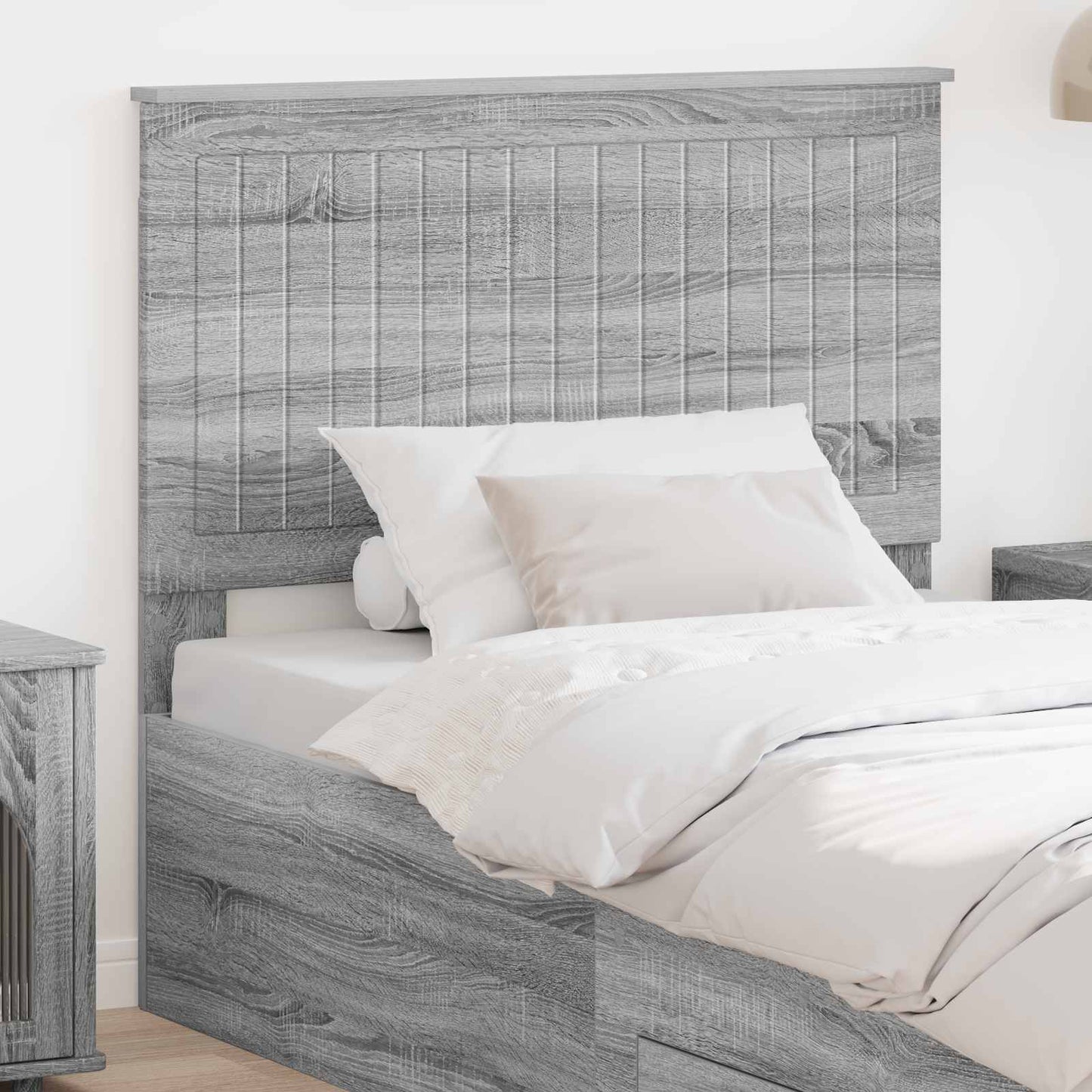Headboard Concrete Grey Engineered wood