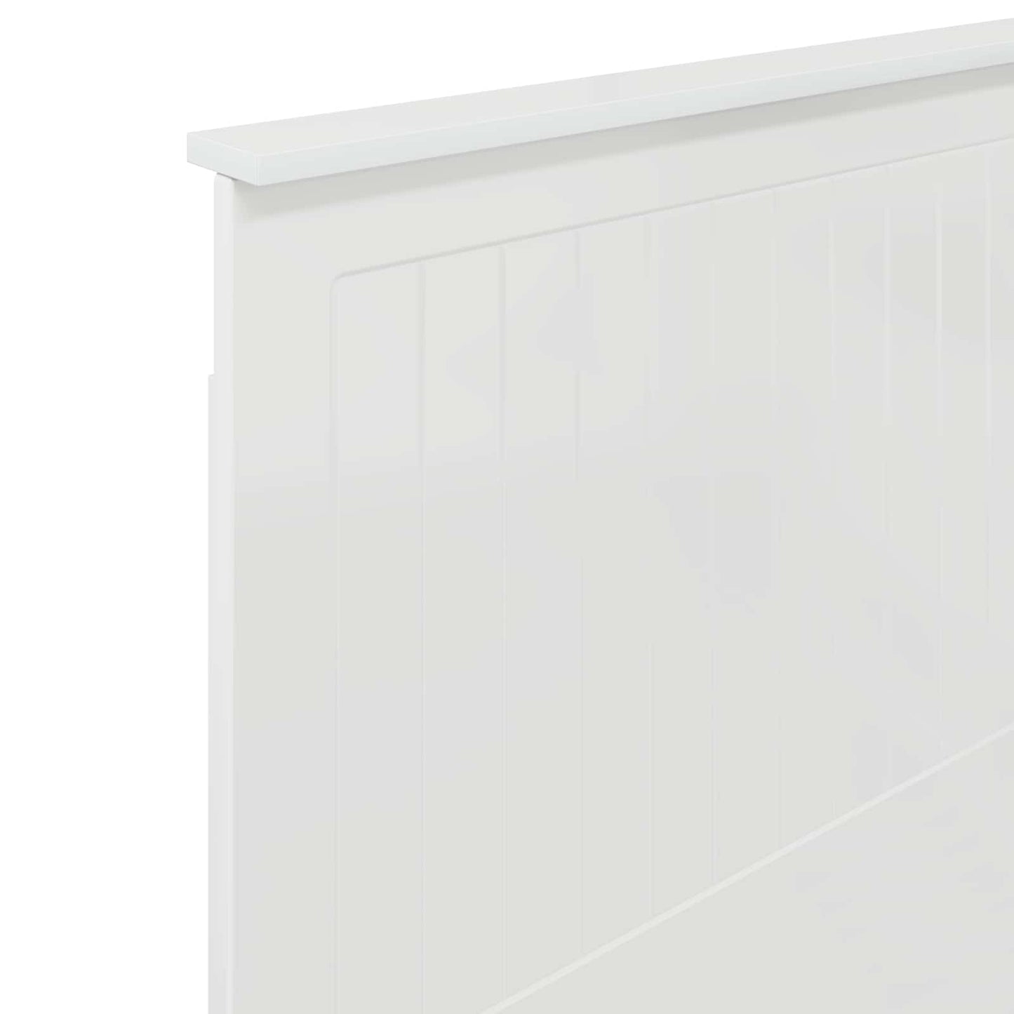 Headboard with Headboard Gloss White 90 cm Engineered wood