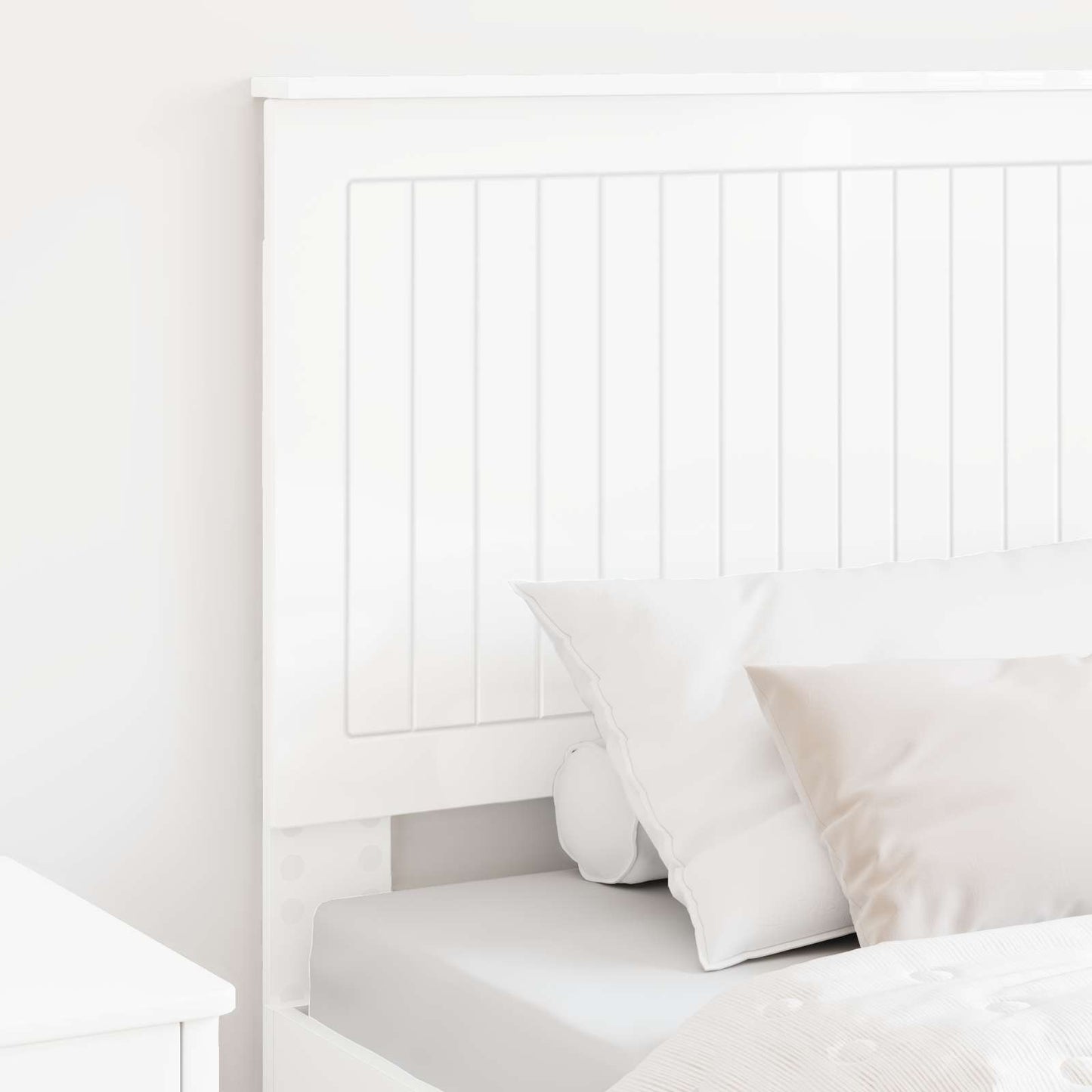 Headboard Gloss White Engineered wood