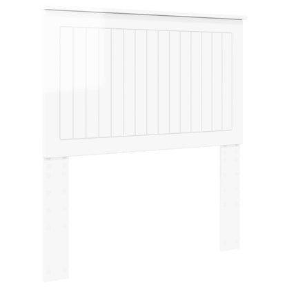 Headboard Gloss White Engineered wood