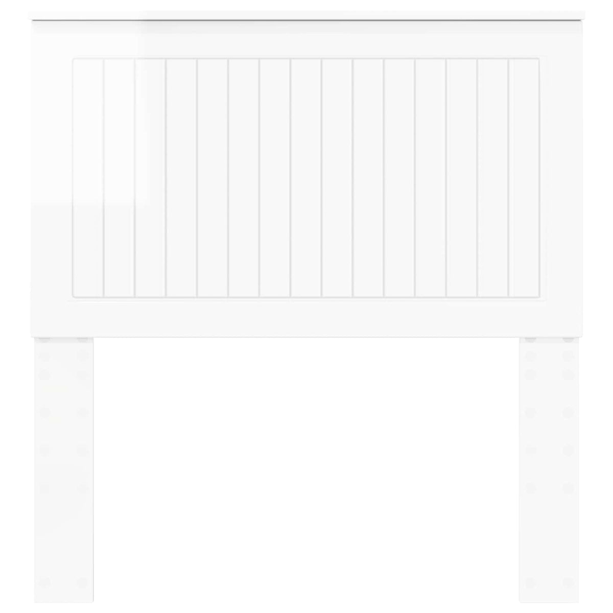 Headboard High Gloss White Engineered wood