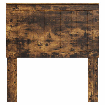 Headboard with Headboard Smoked Oak 90 cm Engineered wood