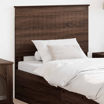 Headboard with Headboard Brown Oak 90 cm Engineered wood