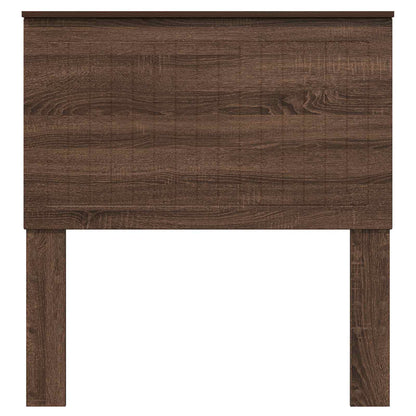 Headboard with Headboard Brown Oak 90 cm Engineered wood