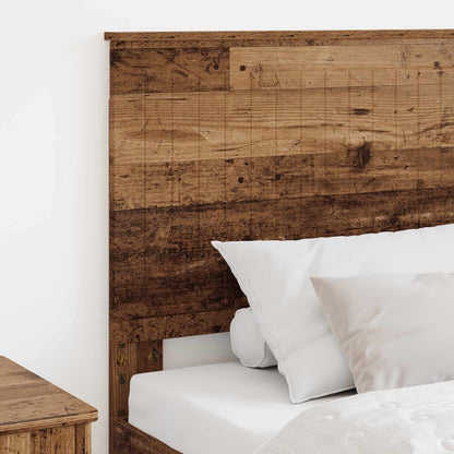 Headboard with Headboard Old Wood 90 cm Engineered wood