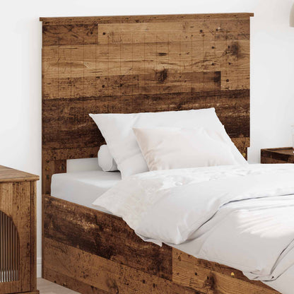 Headboard with Headboard Old Wood 90 cm Engineered wood