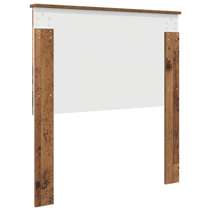 Headboard with Headboard Old Wood 90 cm Engineered wood