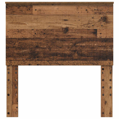 Headboard with Headboard Old Wood 90 cm Engineered wood
