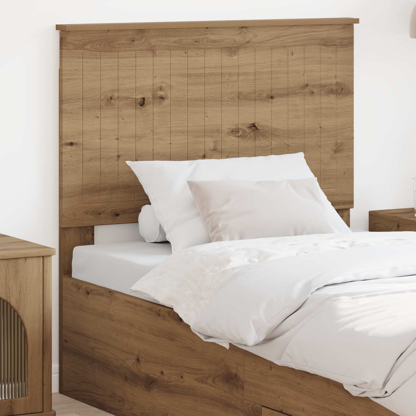 Headboard with Headboard Artisan Oak 90 cm Engineered wood