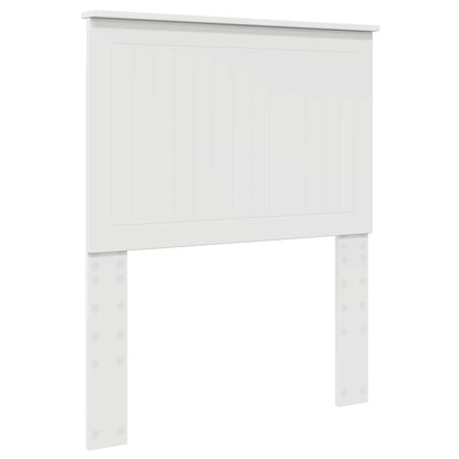 Headboard with Headboard White 80 cm Engineered wood