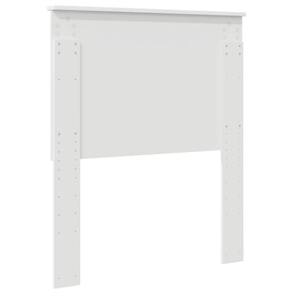 Headboard with Headboard White 80 cm Engineered wood