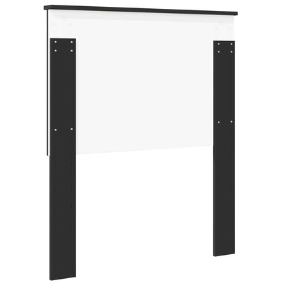 Headboard Black Engineered wood