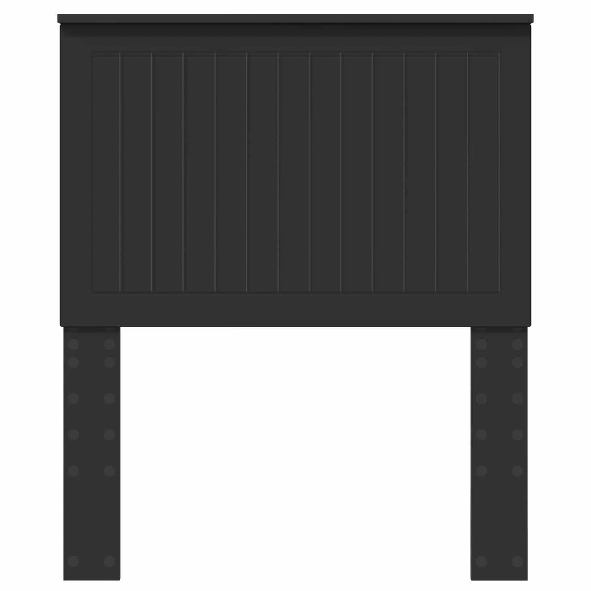 Headboard Black Engineered wood