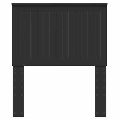 Headboard Black Engineered wood