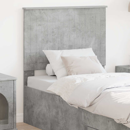 Headboard Concrete Grey Engineered wood