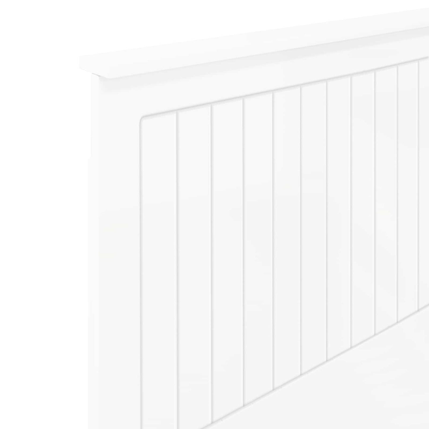 Headboard with Headboard Gloss White 80 cm Engineered wood