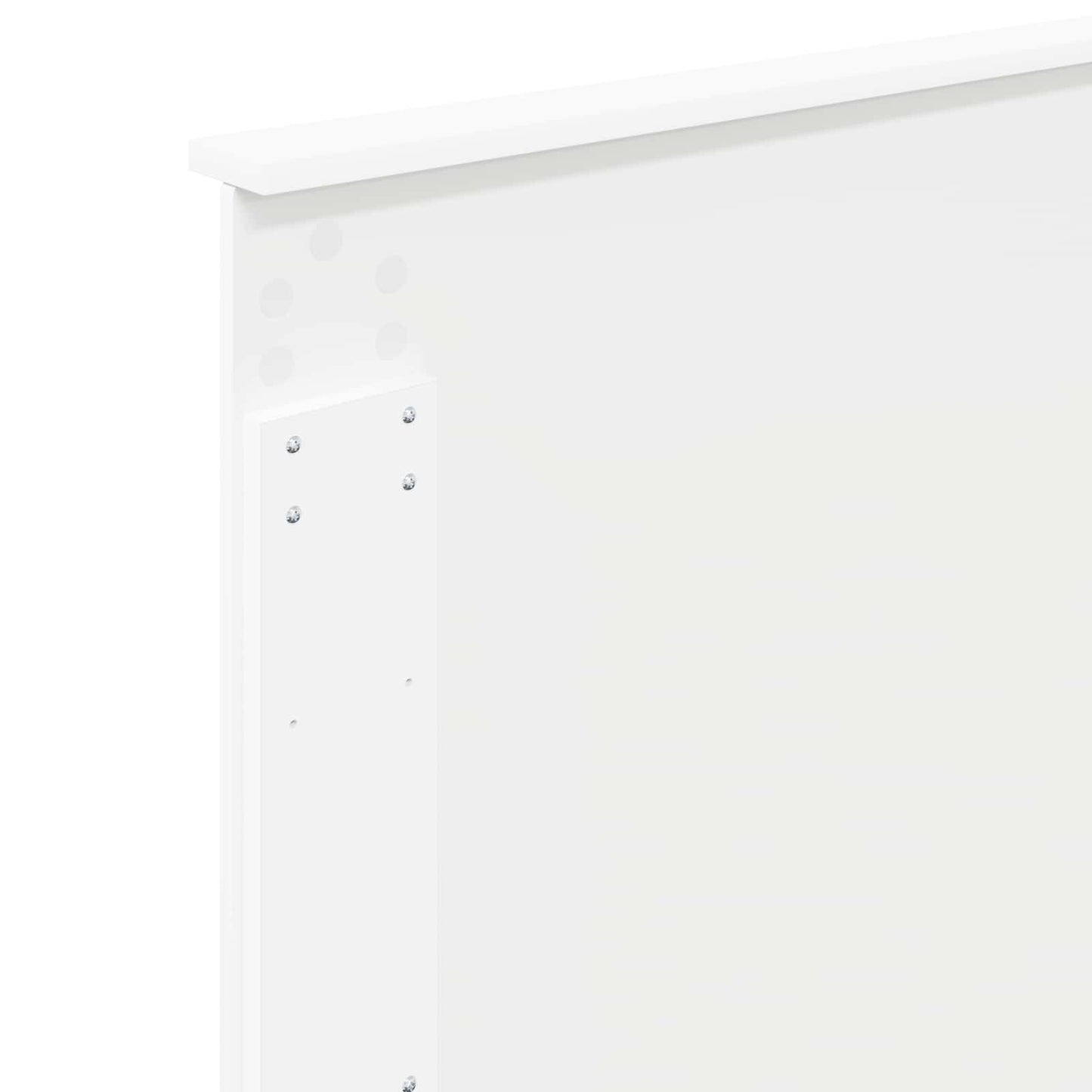 Headboard with Headboard Gloss White 80 cm Engineered wood