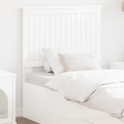 Headboard High Gloss White Engineered wood
