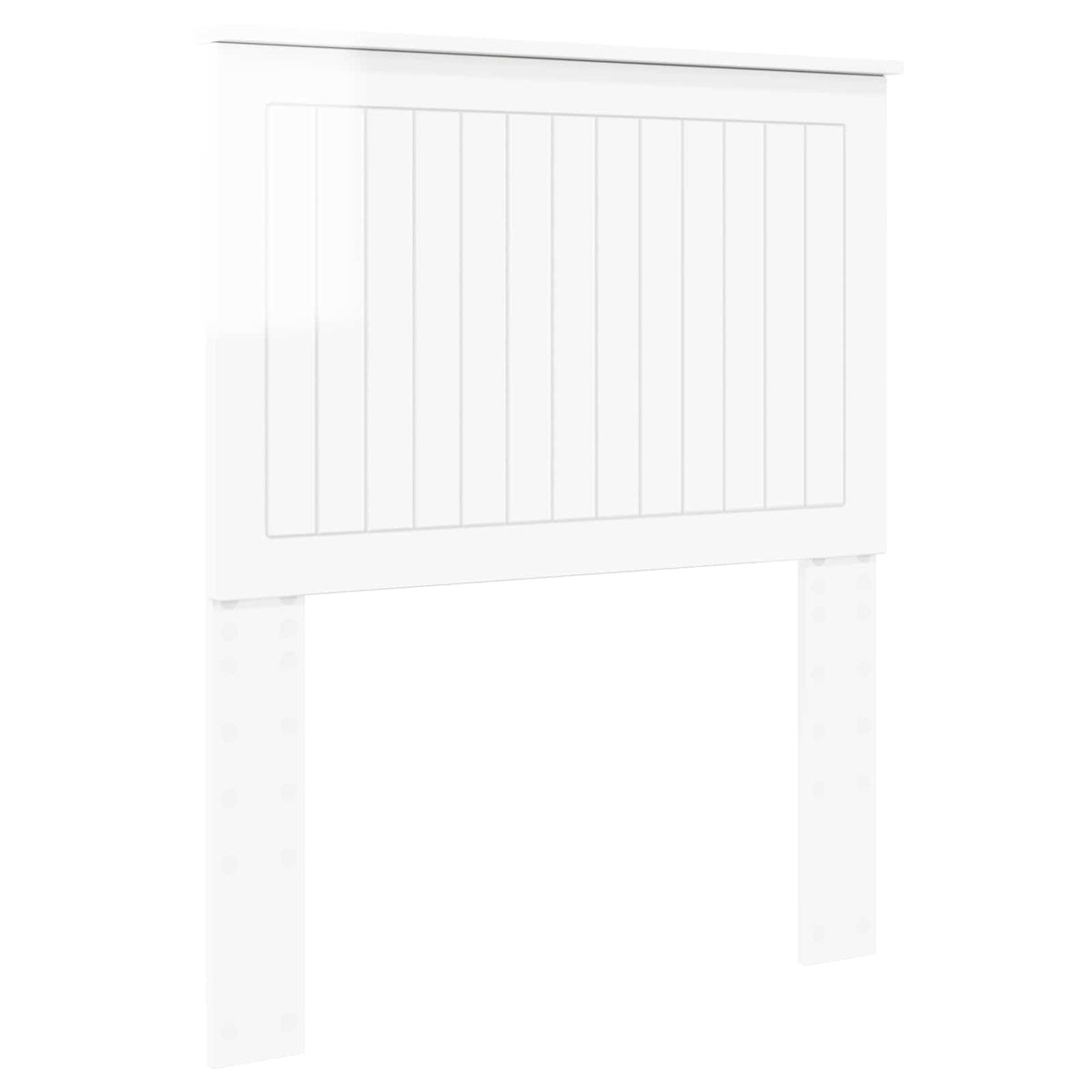 Headboard High Gloss White Engineered wood