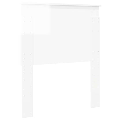 Headboard High Gloss White Engineered wood